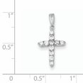 thumbnail image 2 of Pendentif Croix en Zircon Cubique Argent Sterling 925, 2 of 2