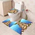 thumbnail image 4 of Chmadoxn Bathroom Rugs, Rugs for Living Room, Area Rug, Bath Mat Toilet Floor Mat U-shape Foot Mat Bathroom Bathroom Mat Printing Modern Mat Toilet Door Mat Three Sets carpeting carpeting, 4 of 7