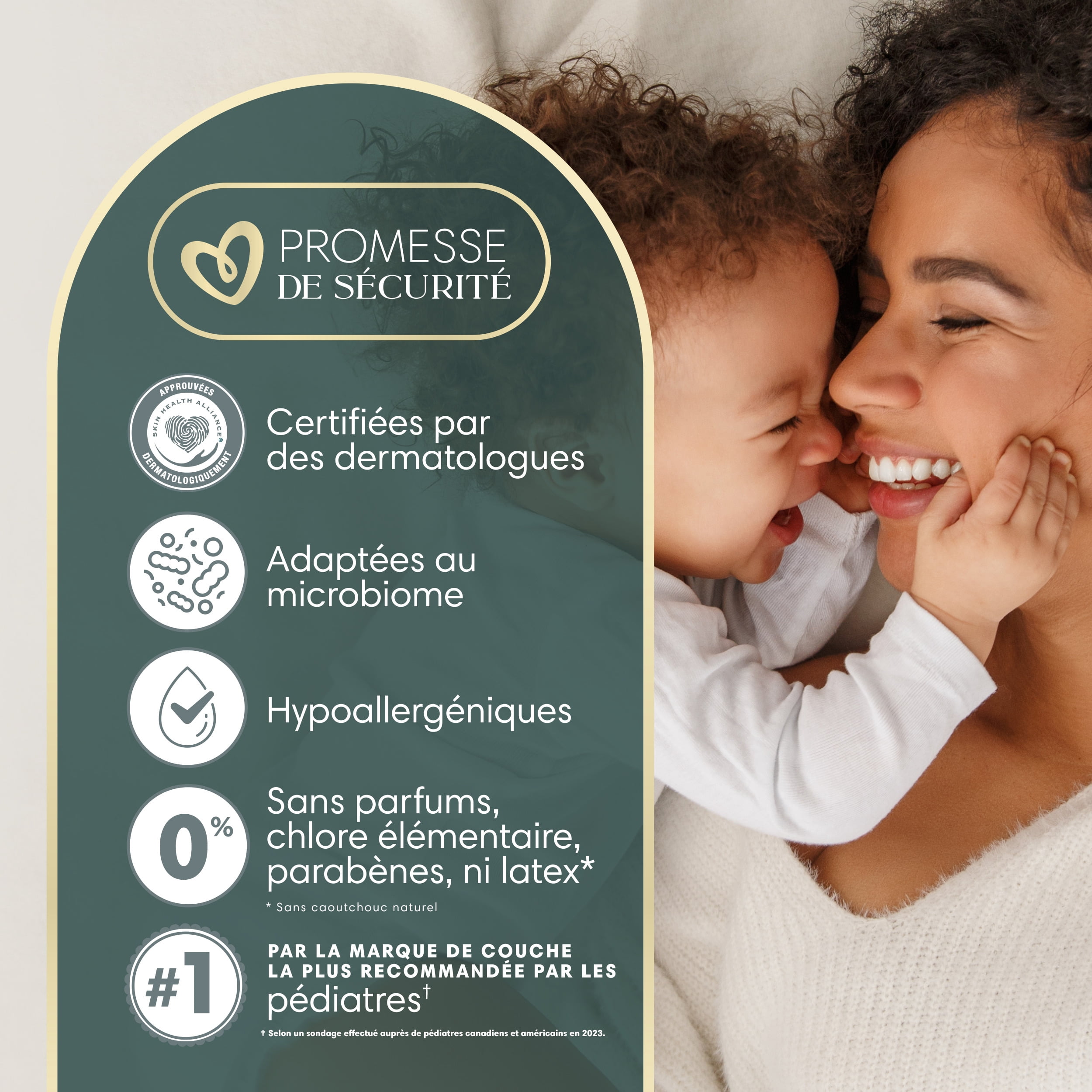 NOUVEAU Pampers AMORE, taille 2 (4,5 à 10 kg [10 à 22 lb]), notre meilleure couche, 186 unités