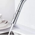 thumbnail image 2 of Shower Head Kitchen Mixer Spare Replacement Tap Pull Out Spray Chrome Plumbing, 2 of 4