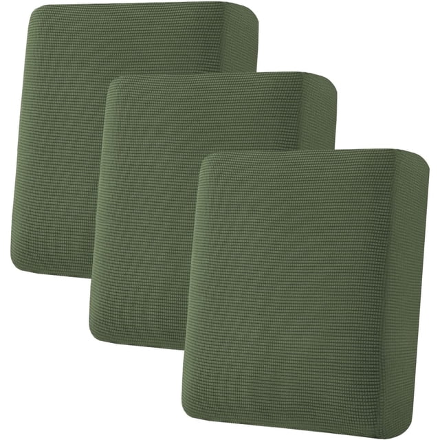 Super Stretch Stylish Cushions Covers/Furniture Cover Spandex Jacquard Small Checked Pattern Super Soft Slipcover Washable Individual