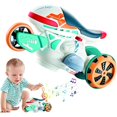 thumbnail image 2 of Electric Light and Music Deformation Motorcycle, Deformation Motorcycle with 360 Music, Twis Light and Rotating Interactive, 2 of 8