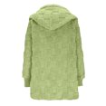 thumbnail image 4 of Yuyuzo Cardigans for Women Sherpa Fuzzy Open Front Fleece Hooded Jackets Winter Warm Outwear Soft Coats, 4 of 6
