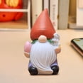 thumbnail image 4 of Fwttom Décorations de Pâques Statue de Nain de Jardin Figurines de Collection Statue Miniature en Résine Nain de Jardinage, 4 of 5