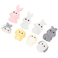 thumbnail image 3 of Shisuyan 8Pcs Resin Mini Animals Miniature Rabbit Figurines For Diy Terrarium Crafts And Garden Micro Landscaping, 3 of 8