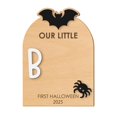 thumbnail image 4 of Elodie Baby's First Halloween Footprint Plaque DIY Family Birthday Decorative Board Bat, 4 of 8
