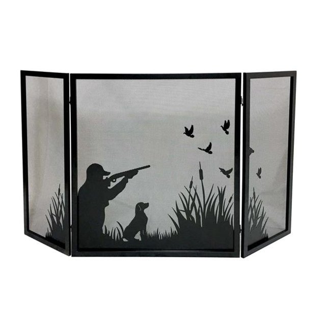 Dagan S164 Moustiquaire de Chasse au Canard à 3 Volets, Noire