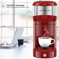 thumbnail image 4 of Gogokids Red Single Serve Coffee Maker with Permanent Filter, 4 of 7