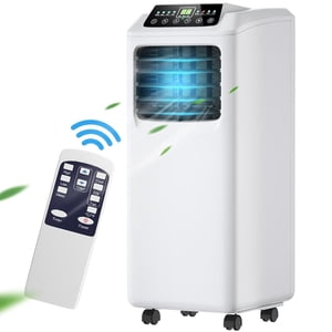Giantex 9000BTU portatif Air Conditionneur, 3-in-1 Plancher AC Unité avec/déshumidificateur, Modes Fan, Easycool silencieux AC Unité