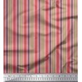 thumbnail image 1 of Soimoi Cotton Duck Fabric Vertical Stripe Printed Fabric 1 Yard 56 Inch Wide, 1 of 5
