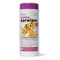 thumbnail image 1 of Petkin Jumbo Earwipes, 80 Wipes, 1 of 3
