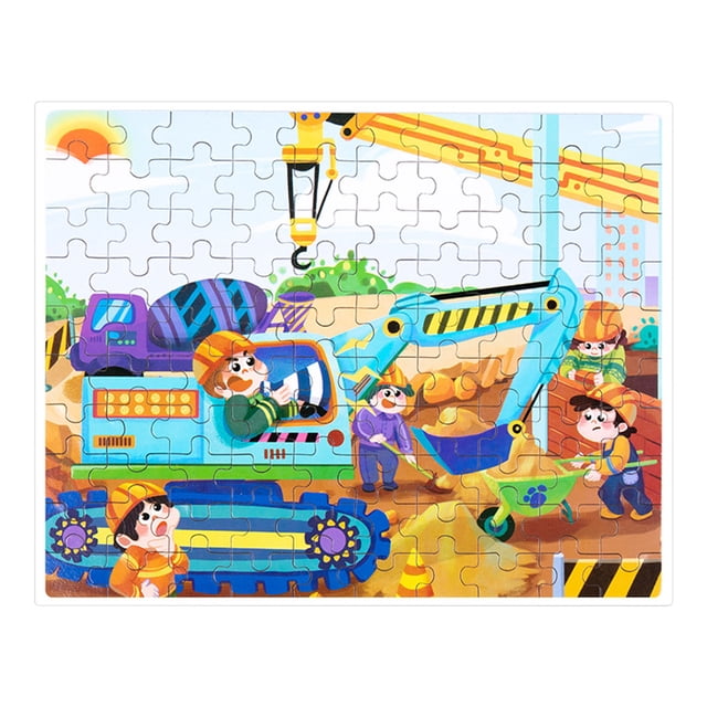 RKSTN Puzzles 100 Puzzle In A Canned Box, Puzzle Puzzle Board, Baby Puzzle Toys Puzzles