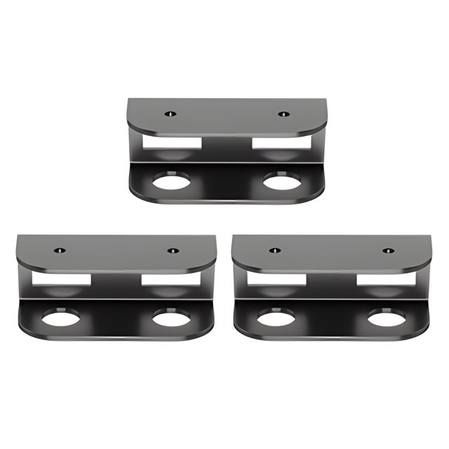 Visland 3 Pcs Under-Desk Laptop Storage Mount Strong Load-bearing High Stability Easy Installation Laptop Holder Notebook Storage Organizer
