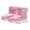 Pink, variant on LSLJS Girl's Ankle Boots Toddler Little Kid Snow for Boys Girls Kids Outdoor Winter Shoes Cotton, Kid Shoes