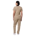 thumbnail image 2 of Sivvan Ensemble de Sarrau pour Femmes - Pantalon Cargo à Multiples Poches et Haut Cache-Cœur Stylé, 2 of 6