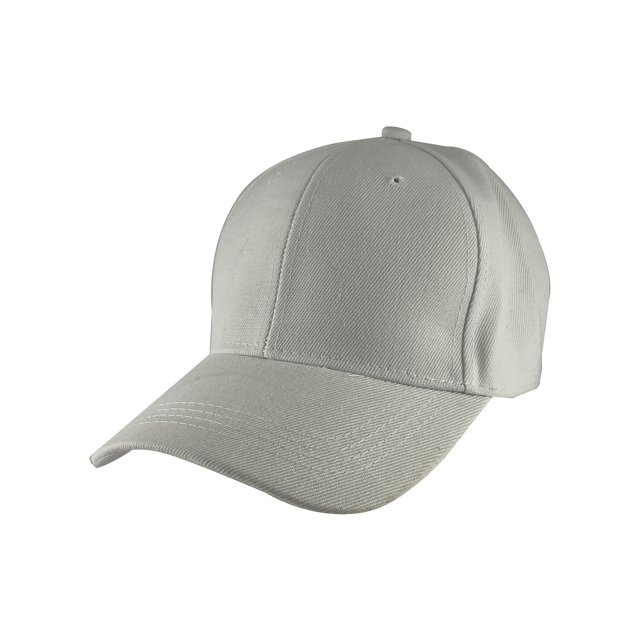 Casquette Ajustée Incurvée, Blanche 6 7/8
