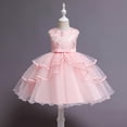 thumbnail image 2 of Robe de Princesse Sans Manches en Dentelle pour Fillette, Robe de Fête en Tulle, Vêtements de Cosplay, 2 of 9