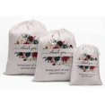 thumbnail image 1 of Darling Souvenir Blanc4 Merci Cadeau de Mariage Fournitures de Fête Personnalisées Pochettes à Cordon Sacs à Cadeaux 15 Pcs, 1 of 5