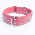 thumbnail image 1 of ATHENS Leather Dog Collar Multi- Row Rhinestones, 1 of 4