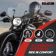 thumbnail image 4 of Krator 14" (35.5 cm) Universal Motorcycle Windshield Windscreen Compatible With Suzuki GS 250 T (1980-1981), Clear, 4 of 7