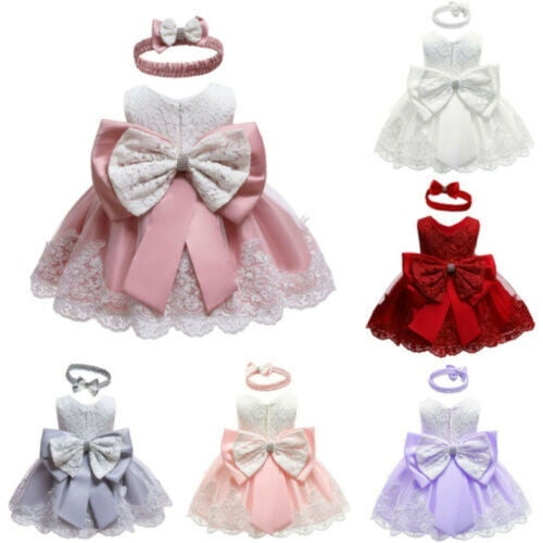 Summer Baby Girl Dress Newborn Baby Lace Princess Dress Birthday Holiday Party Dress 0-24M
