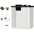 thumbnail image 1 of QualitChoice 5 Gallon Fish Tank Provides Unmatched Clarity Observing Betta Fish Enchantment 5 Gallon Tank Starter Kit black L, 1 of 6