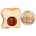 thumbnail image 3 of Women Winter Hat Novelty Plush Toast Cap Full Headgear Party Photo Props, 3 of 9