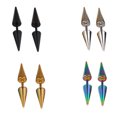 thumbnail image 3 of 1Pc Men Boys Titanium Steel Spike Stud Earring Stud Rivets Earring Punk Rock Piercing Stud Steel Rivets Earring, 3 of 9