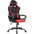 thumbnail image 1 of BestOffice Computer Executive Desk Office Chair, Lumbar Support Headrest, Red, 1 of 7