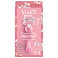 thumbnail image 3 of Venus Comfortglide Women's Razor White Tea Scented with Reusable Razor Handle, 2 Razor Blade Refills and Shower Holder, 3 of 17