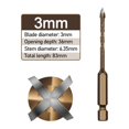 thumbnail image 2 of XZNGL Cross Four Blade Drill Bit Ceramic Tile Hexagonal Handle Brick Wall Cement Ceramic Perforated Drill, 2 of 9