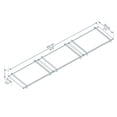 thumbnail image 3 of CANOPIA by PALRAM Nancy 3 ft. x 15 ft. Door Awning Kit - Grey, 3 of 8