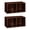 Dark Cherry, variant on ClosetMaid Decorative Stackable 2-Cube Cubeicals Organizer, Dark Cherry (2 Pack)