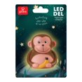 thumbnail image 3 of LED Integrated Brown Monkey Automatic Dusk to Dawn Plug-In Kids Night Light, 3 of 9