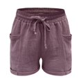 thumbnail image 2 of Shorts for Women, High Waist Straight Sports Loose, 2 of 7