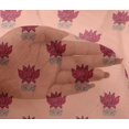 thumbnail image 4 of oneOone Viscose Chiffon Fabric Leaves & Lotus Block Fabric Prints By Yard 42 Inch Wide, 4 of 4