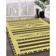 thumbnail image 3 of Ahgly Company Tapis Rond Lavable en Machine Intérieur Transitionnel Chêne Brun, 4 Pieds Rond, 3 of 7