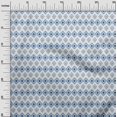 thumbnail image 3 of oneOone Silk Tabby Light Blue Fabric Asian Ikat Craft Projects Decor Fabric Printed by The Yard 42 Inch Wide, 3 of 4