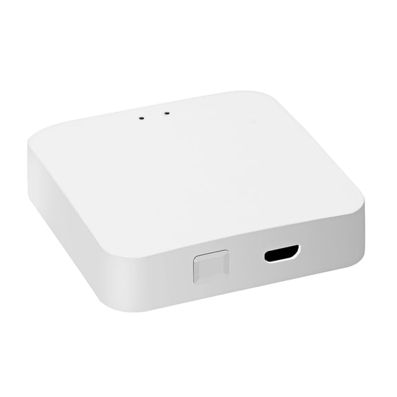 Tuya ZigBee Gateway Hub, a smart ZigBee central hub, WiFi smart home bridge, wireless remote control, multi-device linkage for up to 60 smart devices, compatible with Alexa and Google Assistant