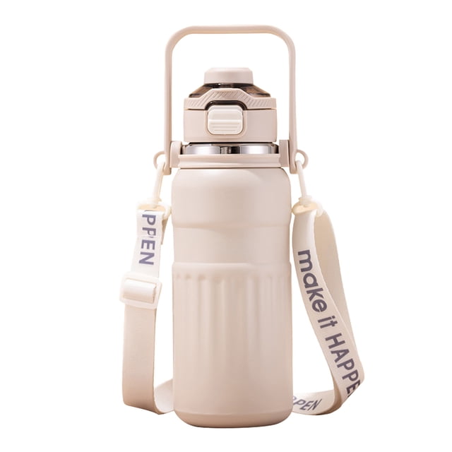 Cups with Lids 316 Stainless Steel Insulation Cup Large Capacity Double Cup Cover Insulation Cup Portable Hand-Held Cup with Insulation Strawcups with Lids and Straws