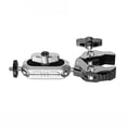 thumbnail image 1 of Aluminum Alloy Action Camera Bike Mount, Camera Mounts Clamp Mount  Handlebar Adapter Mount 1.5kg Load Capacity with Dual 360Rotatable Ball Head with  Adapter, 1 of 7