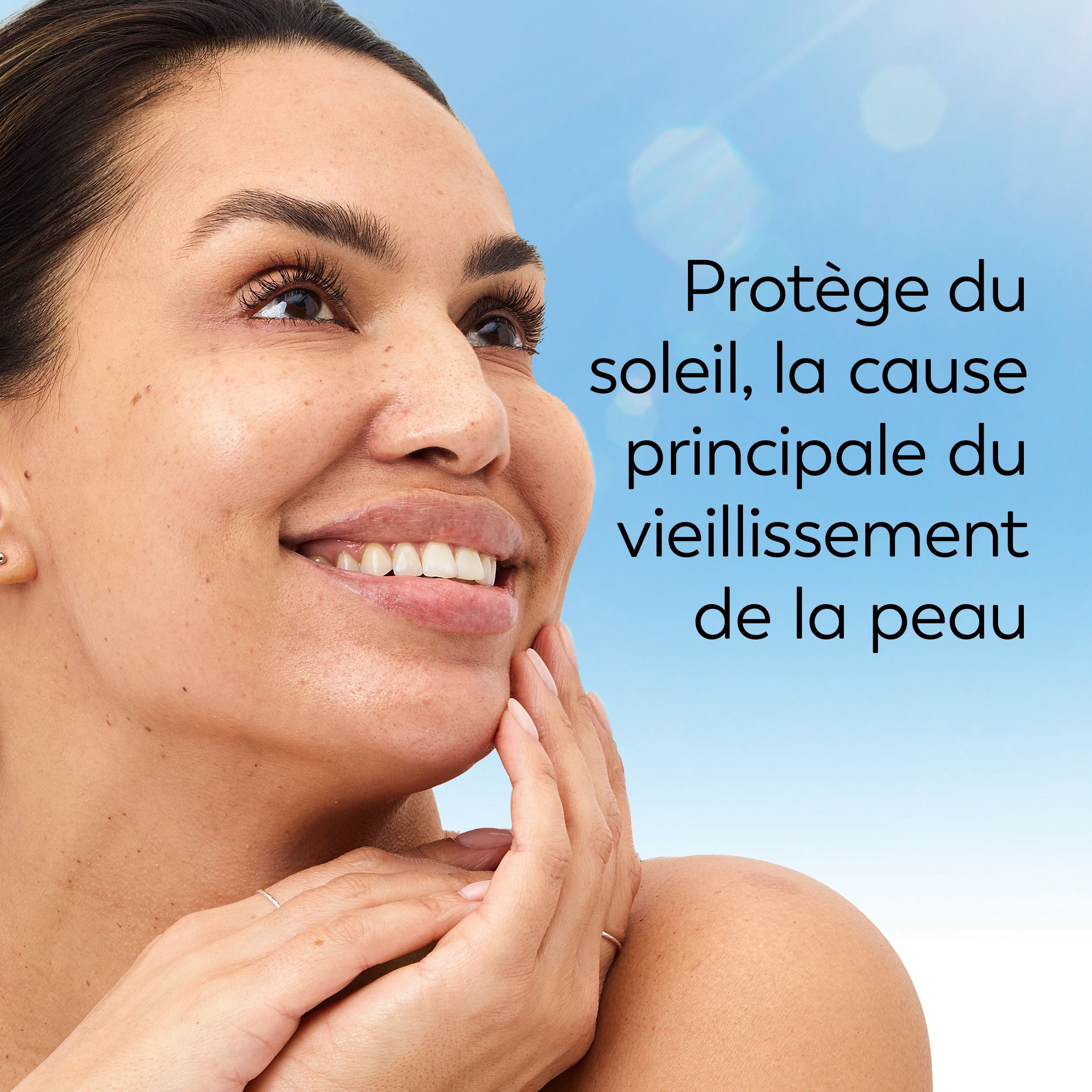 Hydratant Pour Le Visage Olay Complet+ avec Fps 40, Sans Parfum Pour La Peau Sensible, Protection Solaire À Large Spectre – Sans Traces Blanche, Nourrit La Barrière D’Hydratation – Céramides, 177 mL