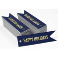 thumbnail image 2 of Inkdotpot Real Gold Foil Happy Holiday Tags Favor Hang Paper Tags 100 Pieces, 2 of 6