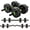 Green, variant on Soozier Adjustable Dumbbell Set, 3 in 1 Weights Set for Home Gym, 33lb