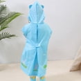 thumbnail image 4 of MIASHUI Rain Poncho for Kids Waterproof Ponchos Lightweight Raincoat,Light Blue,XXL, 4 of 4