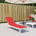 thumbnail image 1 of vidaXL Coussin de Chaise Longue Rouge (75+105)x50x4 cm, 1 of 5