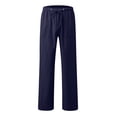 thumbnail image 3 of Weiqiqre Mens Pants New Linen Pants Drawstring Elastic Solid Color Loose Casual Trousers Lightweight Slight Stretch, and Regular Fit for All-Season Going Out, 3 of 5