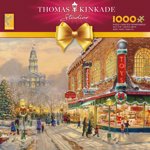 Ceaco Thomas Kinkade A Christmas Wish 1000-Piece Interlocking Jigsaw Puzzle for Adults Ages 14+