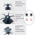 thumbnail image 3 of Maytalsory 1/2/3/5 Kitchen Hanger Self-adhesive Replacement Solid Color Punch-free 360 Degree Rotatable 6 Claw Detachable Mug Brush Rack Grey 1 Pc, 3 of 6