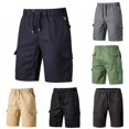 thumbnail image 2 of Men‘s Summer Five-minute Worker Pants Large Pocket Draw Rope Casual Shorts, 2 of 8